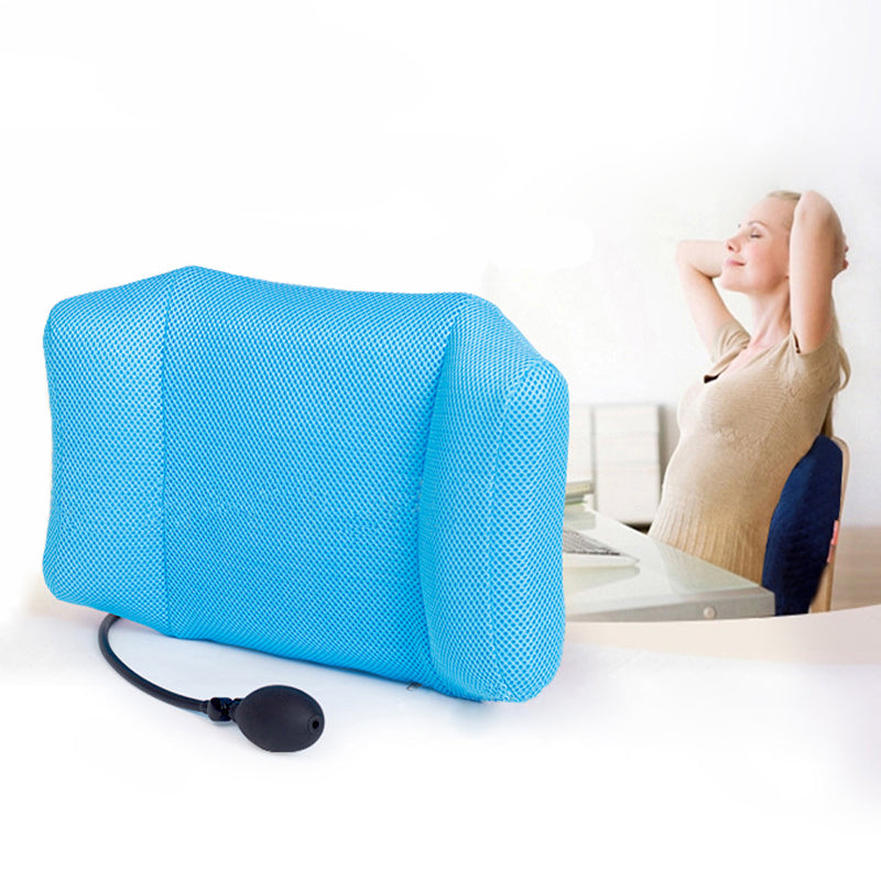 Portable Air Inflatable Pillow Lower Back Pain Orthopedic Lumbar