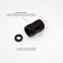 Load image into Gallery viewer, Universal Aluminum Auto Car Wheels Tyre Tire Valves Dust Stems Air Caps - Black - US85.COM