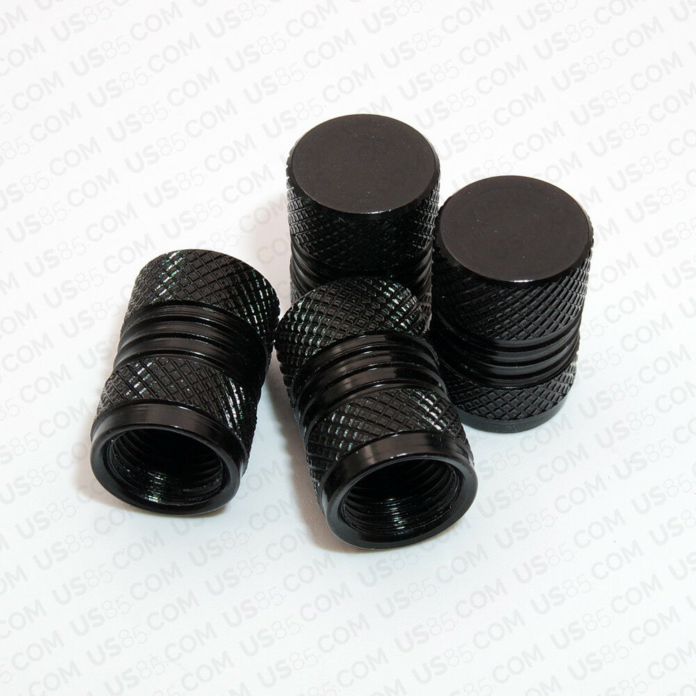 Universal Aluminum Auto Car Wheels Tyre Tire Valves Dust Stems Air Caps - Black - US85.COM