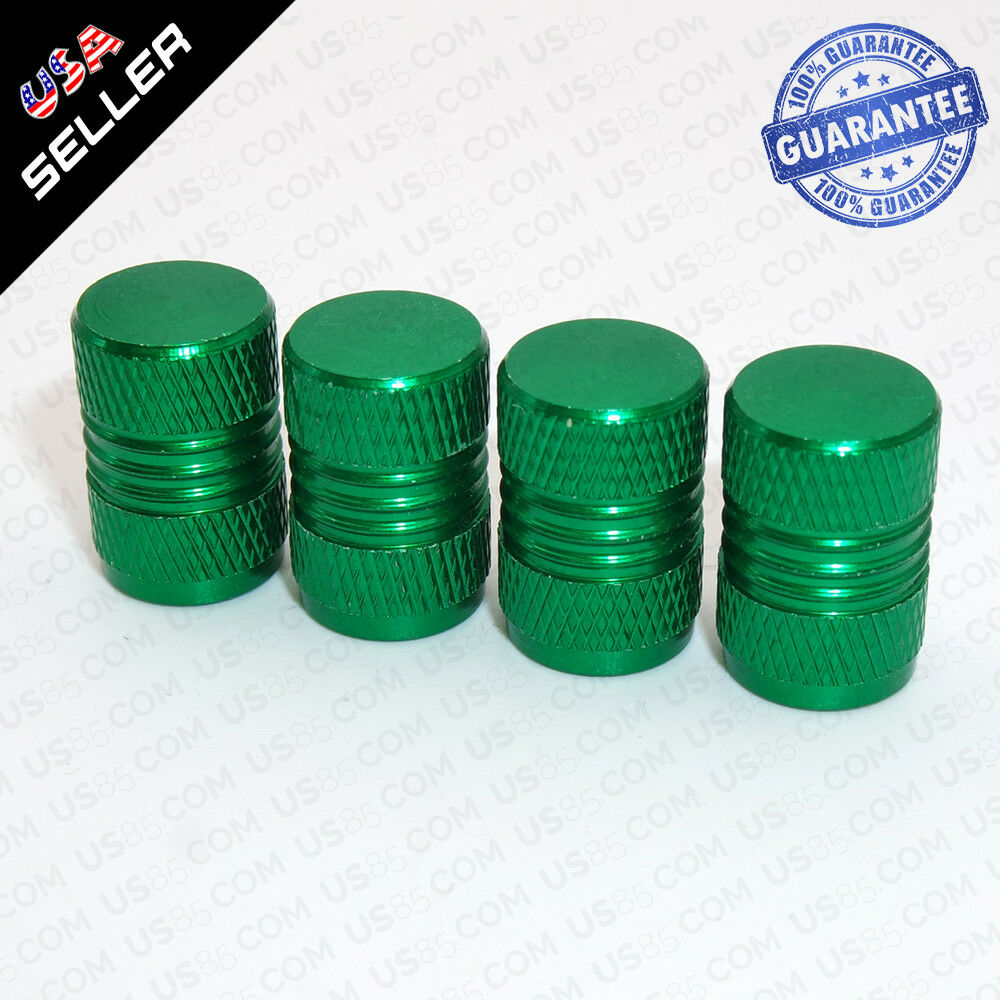 Universal Aluminum Auto Car Wheels Tyre Tire Valves Dust Stems Air Caps - Green - US85.COM