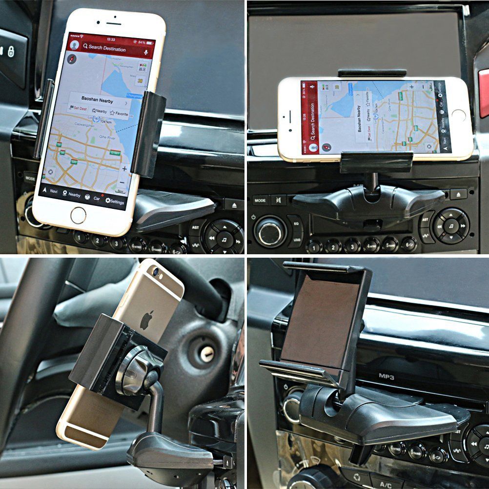 ZLP-CD1 Universal Car Mount Holder CD Slot Cradle for Smartphone - US85.COM