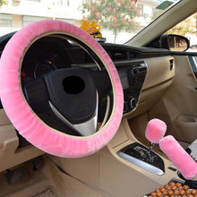 Load image into Gallery viewer, Universal High Quality Smooth Warm Plush Steering Wheel Cover for Car Accessories Decoration