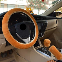 Load image into Gallery viewer, Universal High Quality Smooth Warm Plush Steering Wheel Cover for Car Accessories Decoration