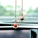 Cute Cat Car Decoration Interior Rear view Mirror Decoration Hanging Ornament