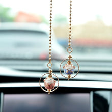 Load image into Gallery viewer, Cute Cat Car Decoration Interior Rear view Mirror Decoration Hanging Ornament