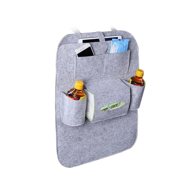 Fashion Auto Car Seat Back Multi-Pocket Storage Bag Organizer Holder Seat Back Covers Protection