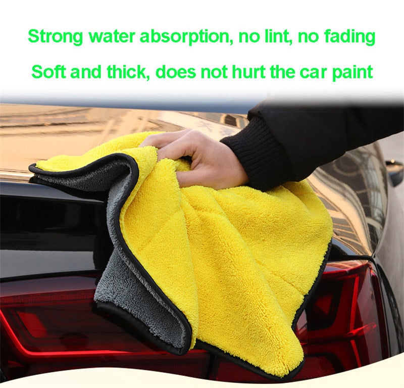 Microfiber Auto Wash Towel Car Cleaning Drying Cloth Detailing Car Care 30x30/40/60CM