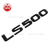 For Lexus Rear Turnk Lid Gloss Black LS 500 Letter Logo Badge Emblem Car Replace