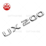 For Lexus Trunk Lid Chrome UX 200 Letter Logo Badge Emblem Car Replace F-Sport