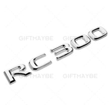 Load image into Gallery viewer, For Lexus Trunk Lid Chrome RC 300 Letter Logo Badge Emblem Car Replace F-Sport